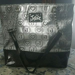 Justice for girls signature purse