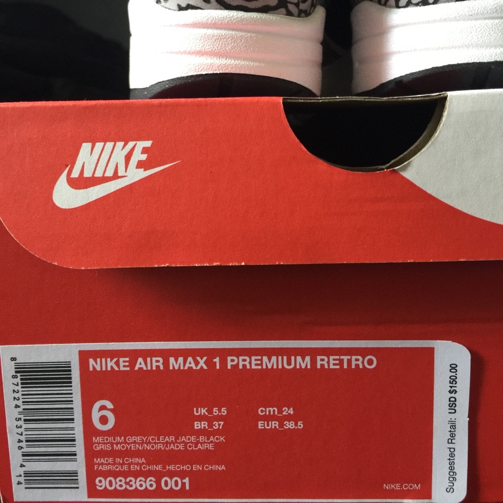 ❗️SOLD❗️Nike Air Max 1 Atmos Premium Retro Sz 6 - Picture 8 of 8