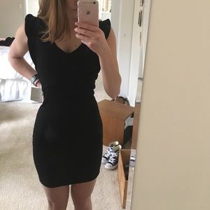 Black cocktail dress