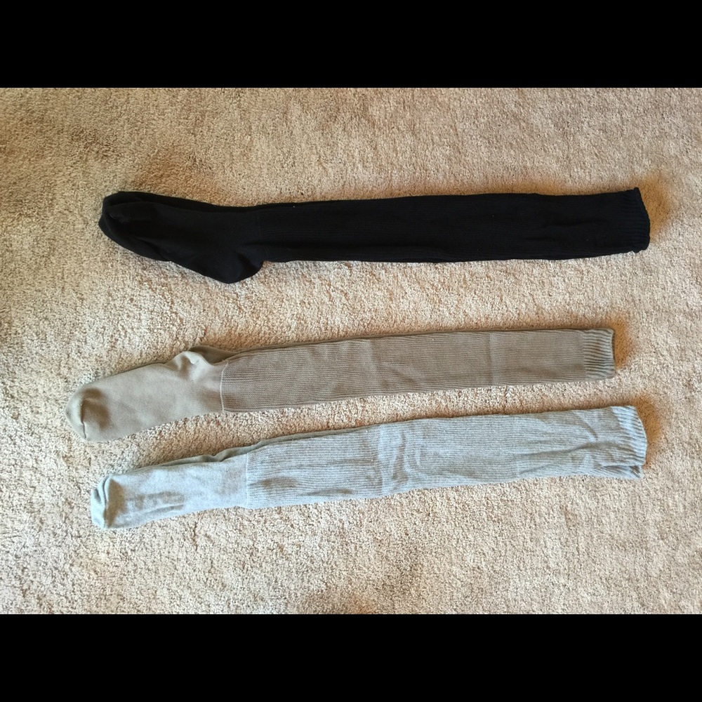 Three over the knee socks