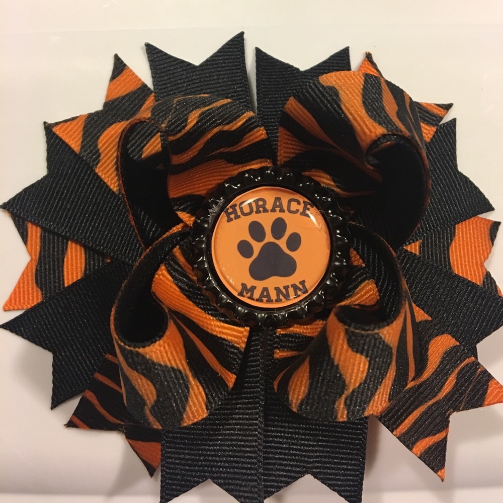 Custom made "school spirit" bow