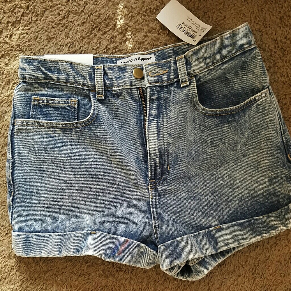 NWT Acid Wash American Aparel Shorts