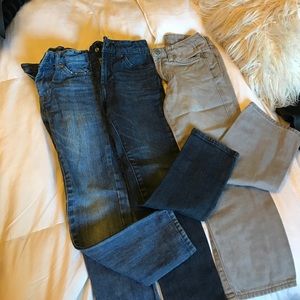 3 pairs of Toddler 7 for all mankind jeans