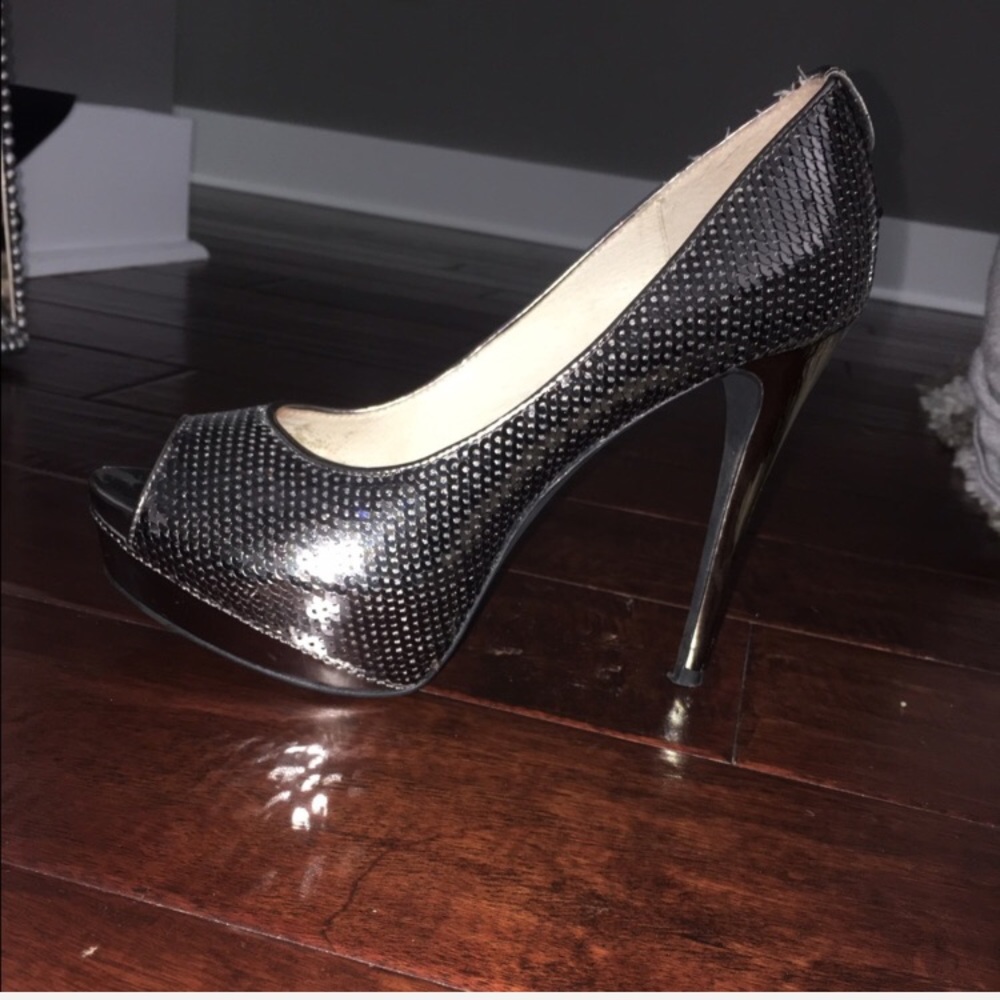 Michael kors sequin heels size 8