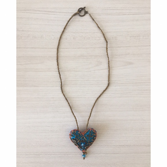 Hand Made HEART Necklace - Picture 2 of 3