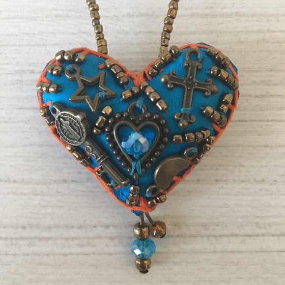 Hand Made HEART Necklace - Picture 1 of 3