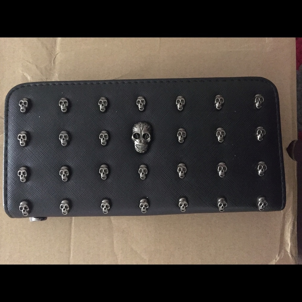 Studded Skull Wallet