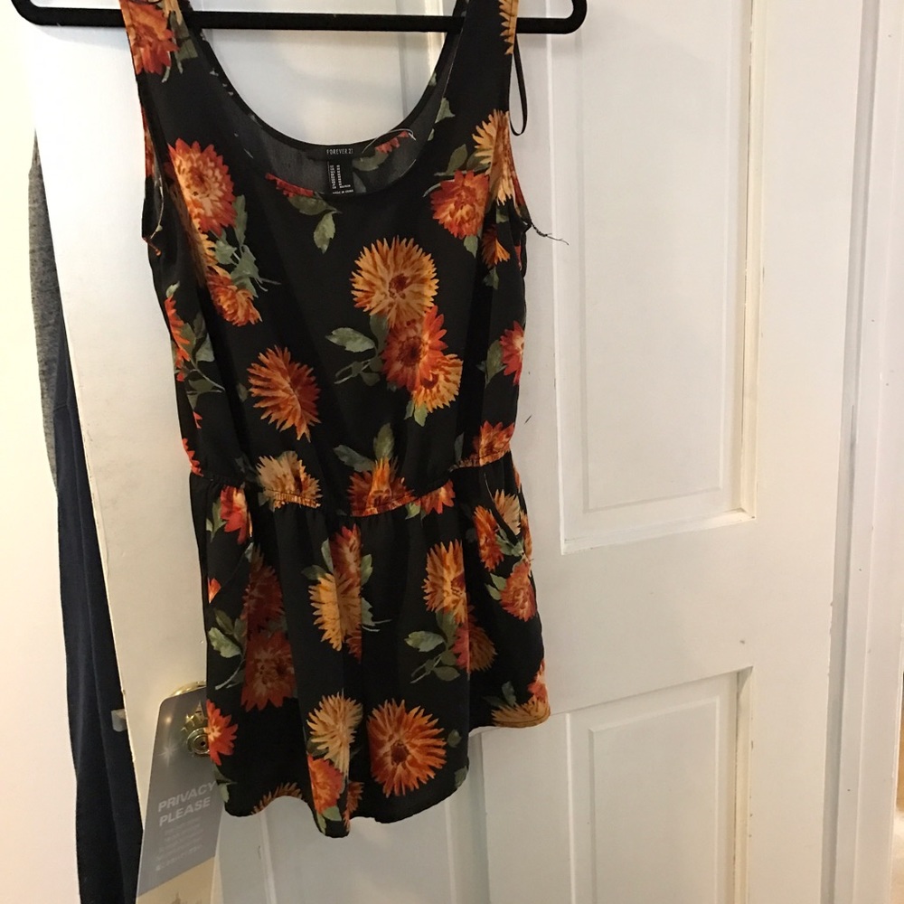 Sunflower romper