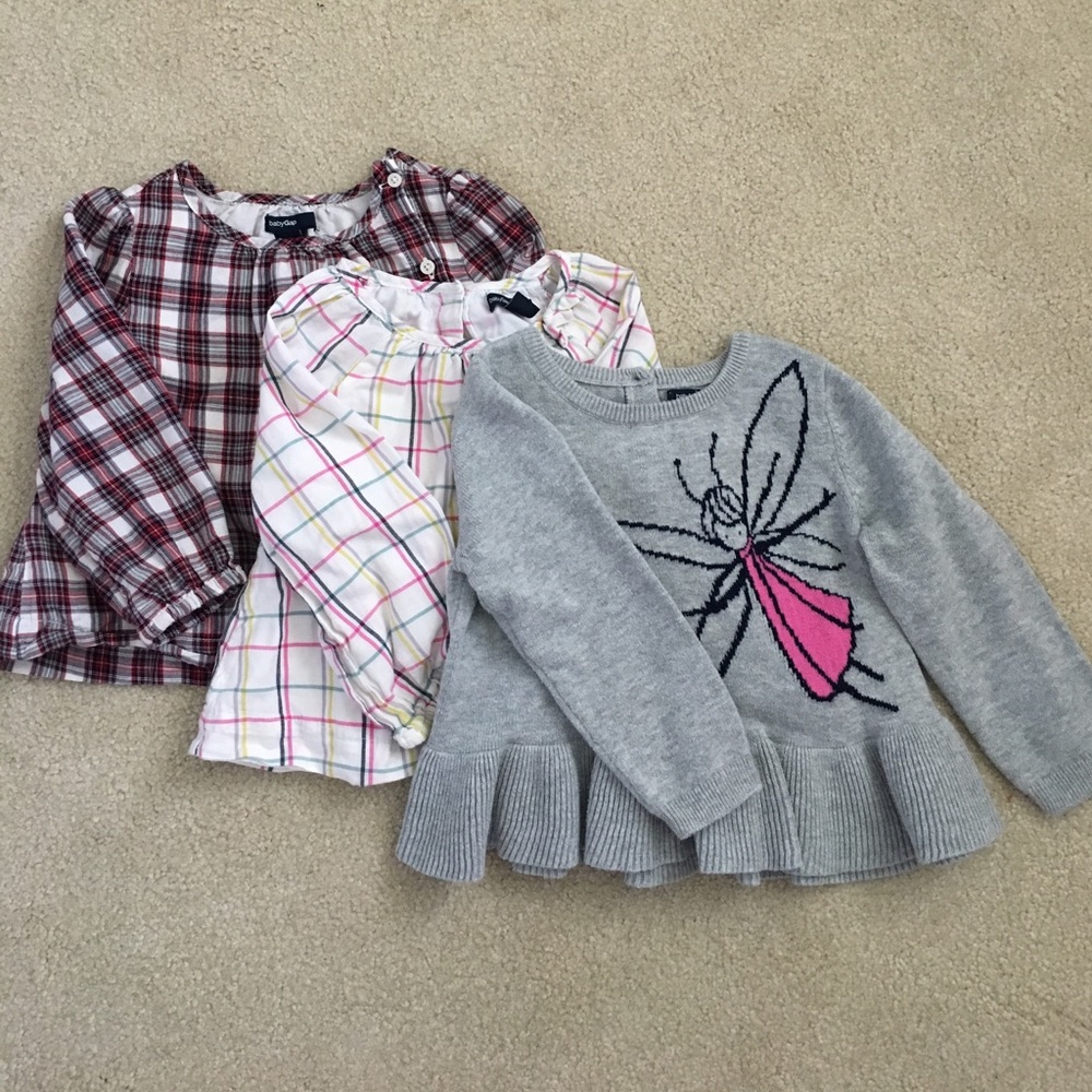 Baby Gap bundle of tops 18-24months