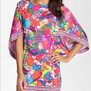 Trina Turk "Fiji flower" tunic cover up