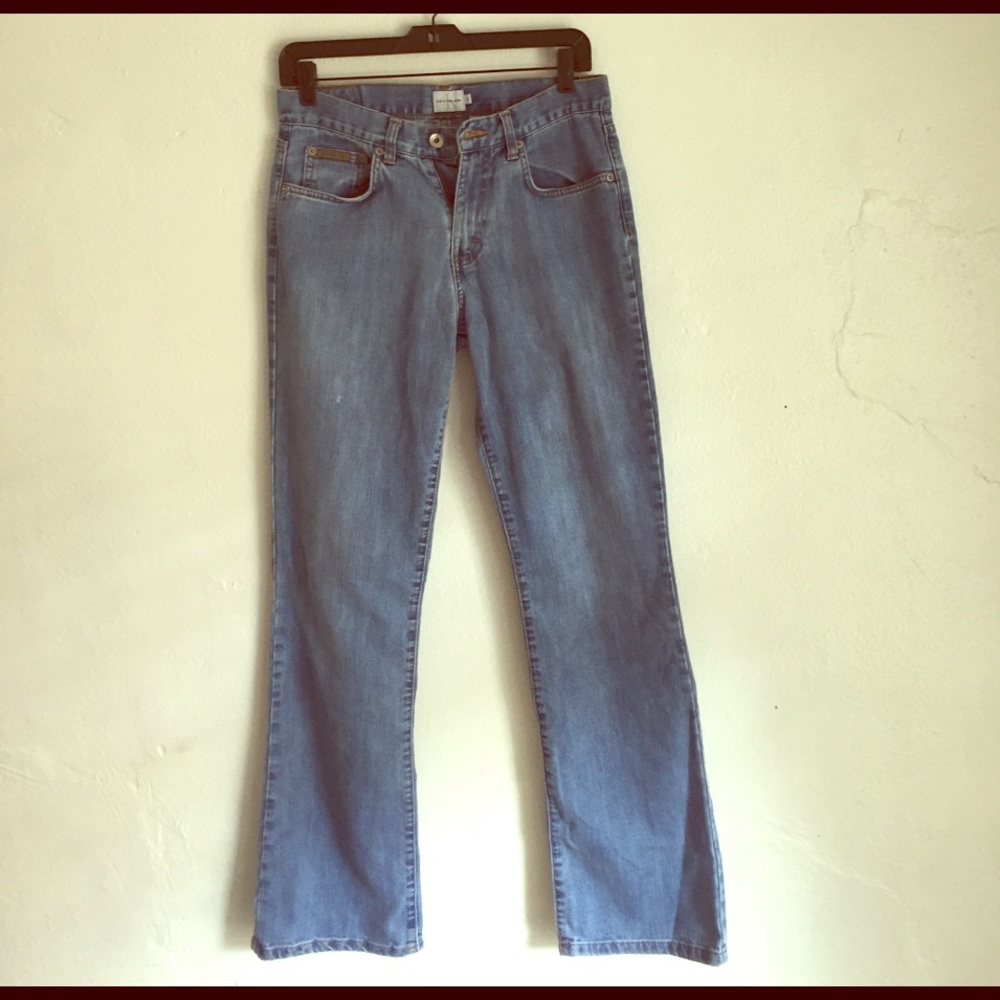Calvin Klein distressed denim jeans