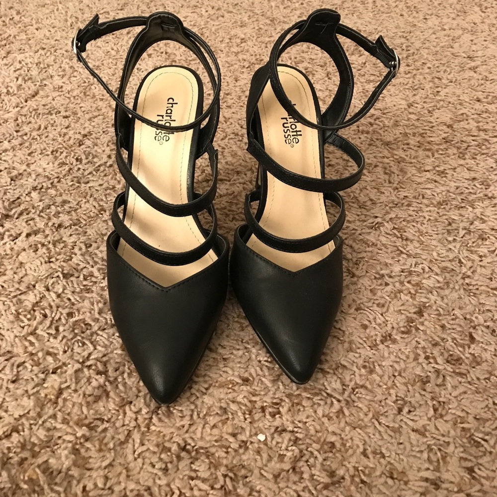 Black high heels