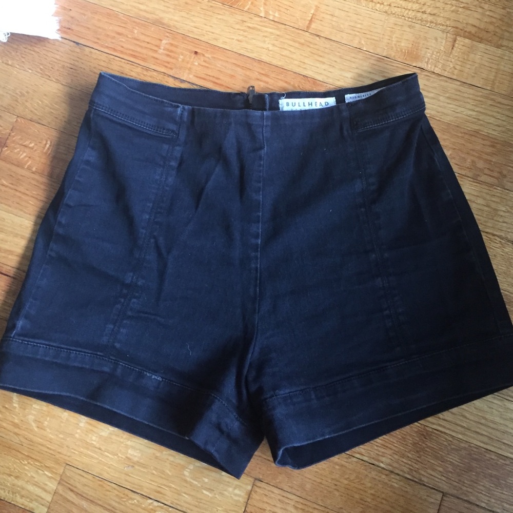 Black High Waisted Shorts