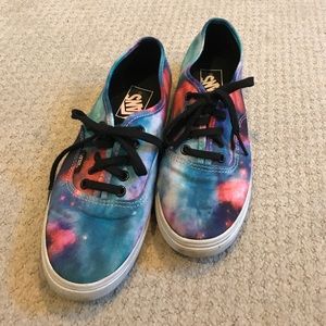 Used galaxy Vans Sneakers