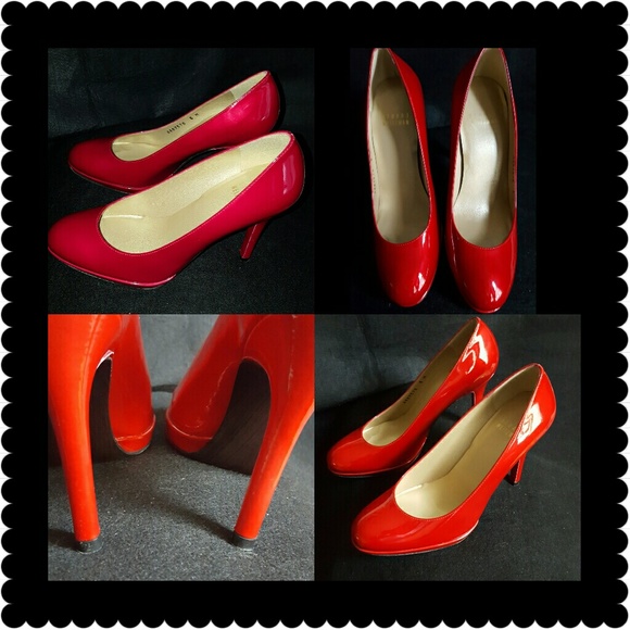 Stuart Weitzman
Candy Apple Red Platswoon Pump - Picture 2 of 5