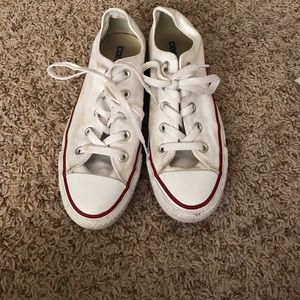All white converse