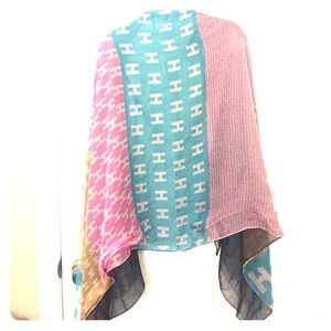 Shawl scarf multicolor, never used!