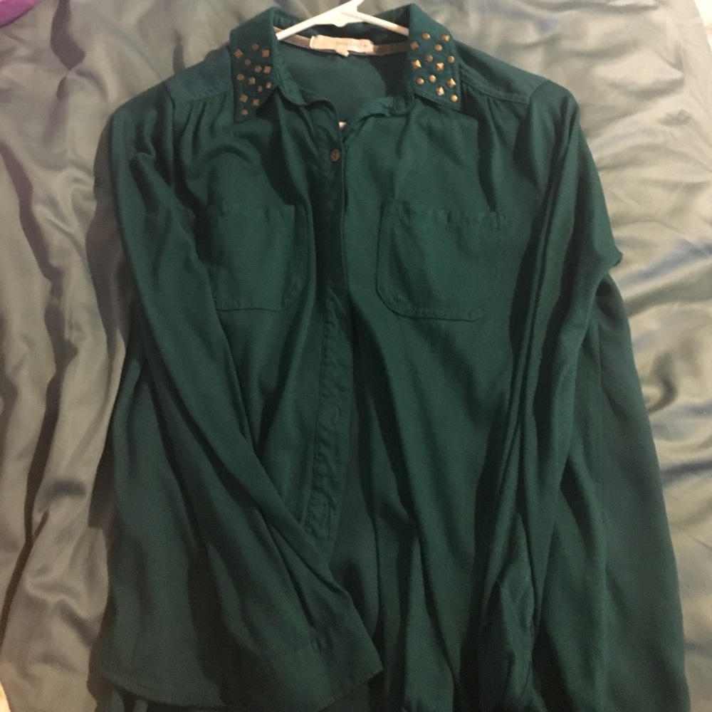 shirt with sheer back