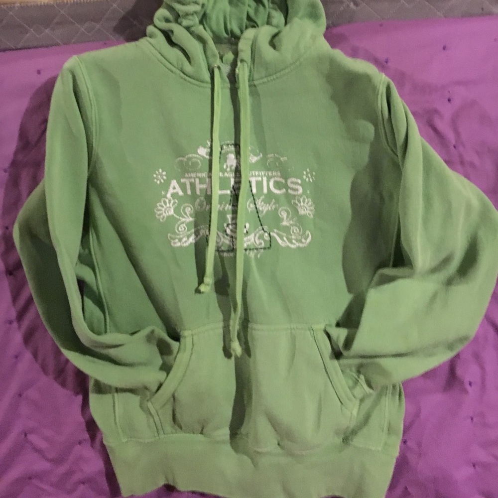 AEO HOODIE SPRING GREEN SIZE S