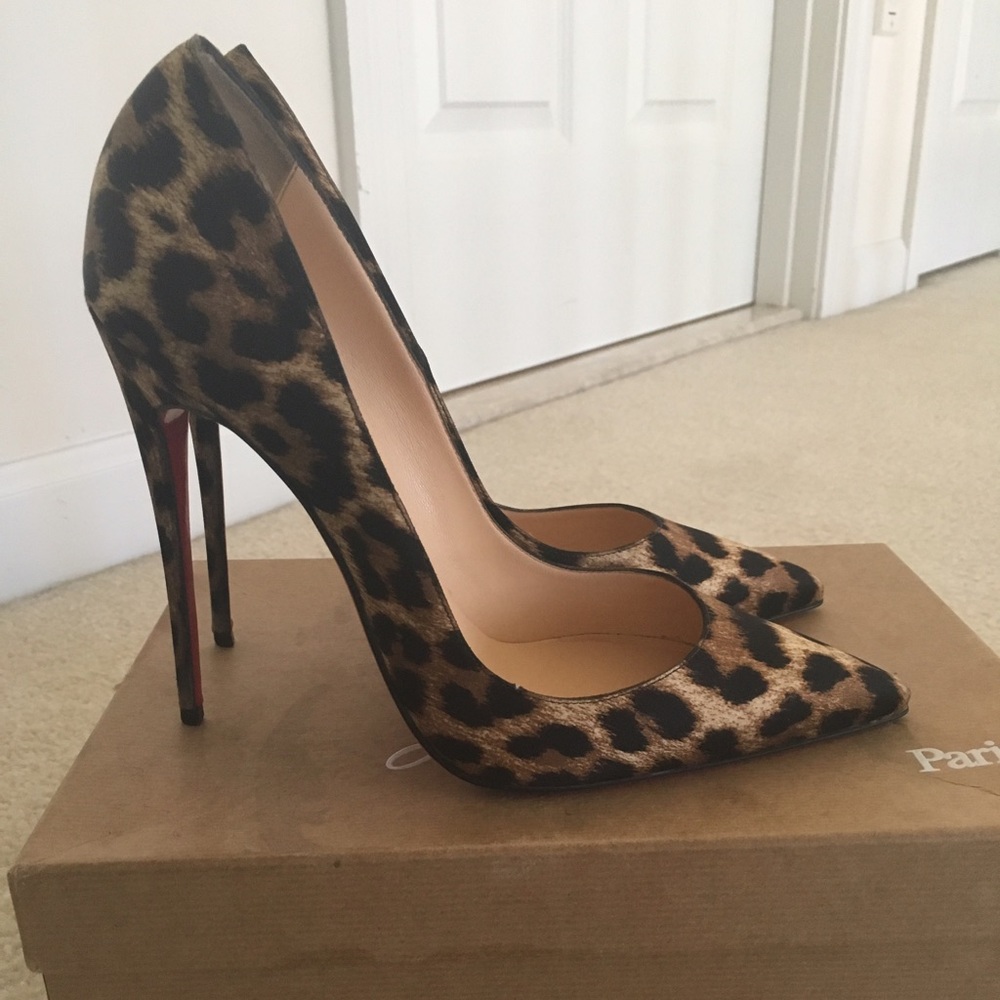 Louboutin leopard So Kate shoe