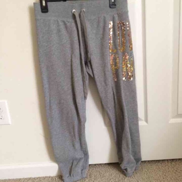 PINK Victoria's Secret Pants - Vs pink bling Capri sweatpants