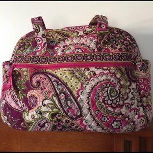 Vera Bradley diaper bag- very berry paisley