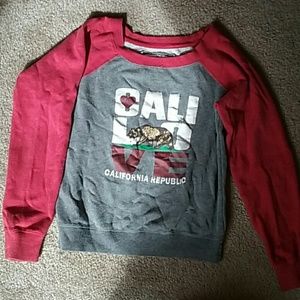Green Sleeved brand size S California sweatshirt