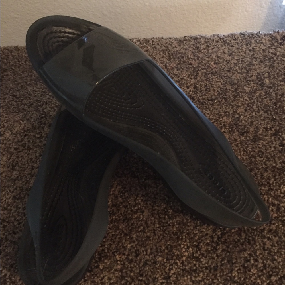 Crocs Slingback size 9 black