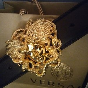 Winged Versace Belt