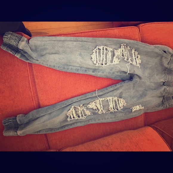 Boyfriend ripped joggers - Picture 1 of 1