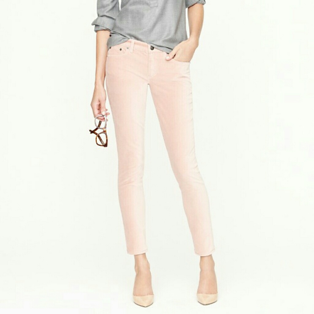 J.crew black velvet ankle pant