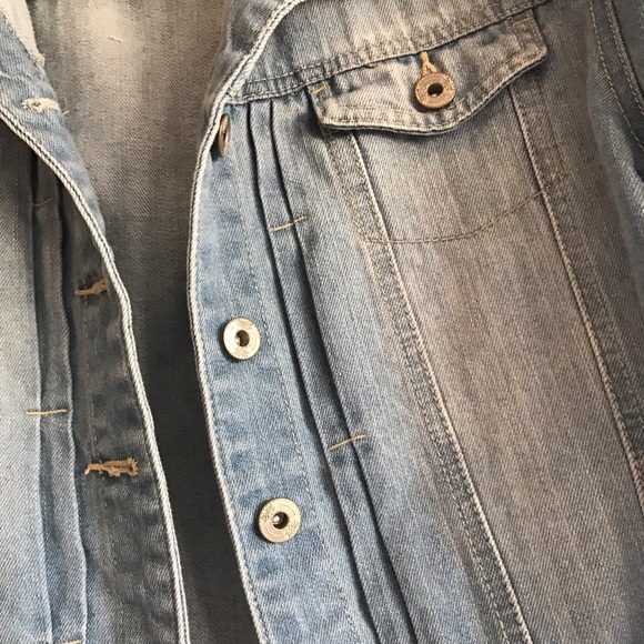 Crop Denim Jacket - Picture 2 of 3