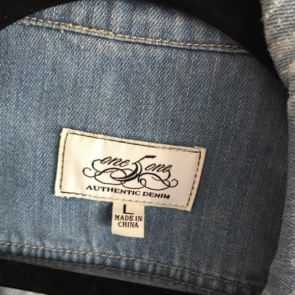 Crop Denim Jacket - Picture 3 of 3