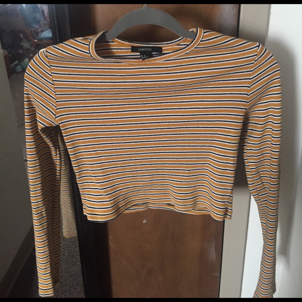 Striped Crop Top