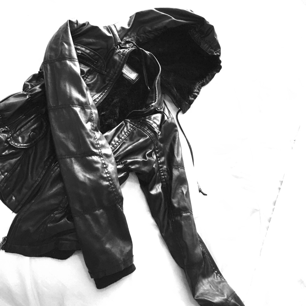 Faux Leather Jacket