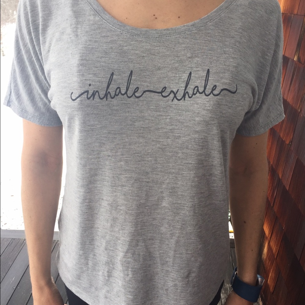 Inhale exhale comfy t-shirt