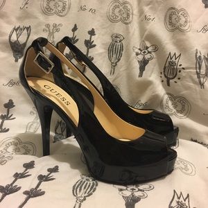 Guess peep toe/ open toe pumps