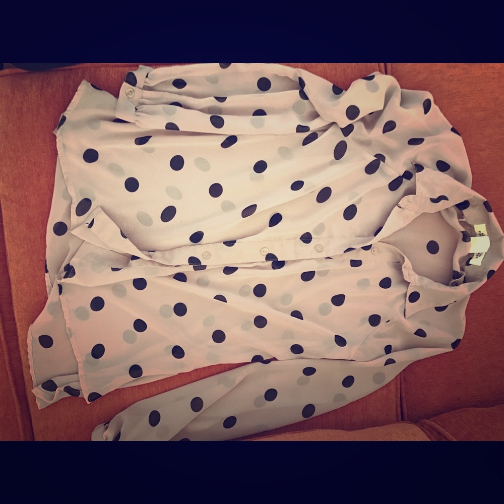 Poca dots blouse