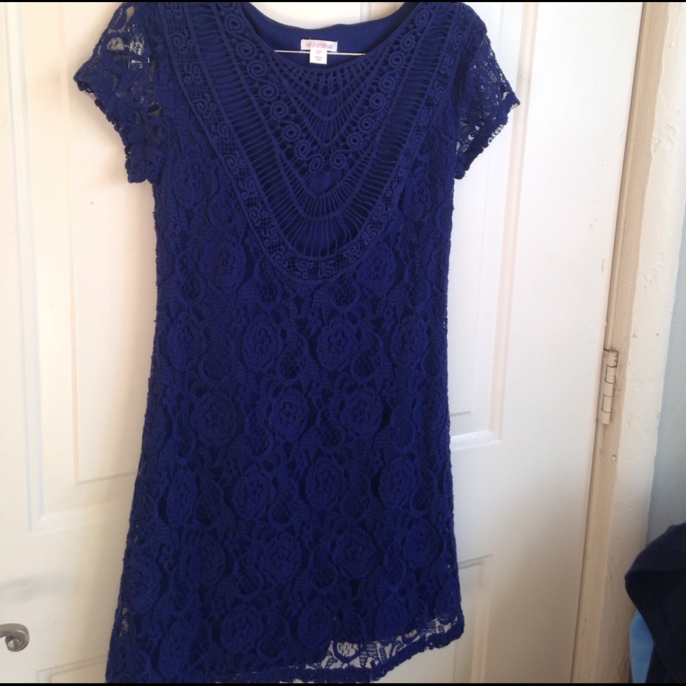 Mini Blue Xhilaration Dress
