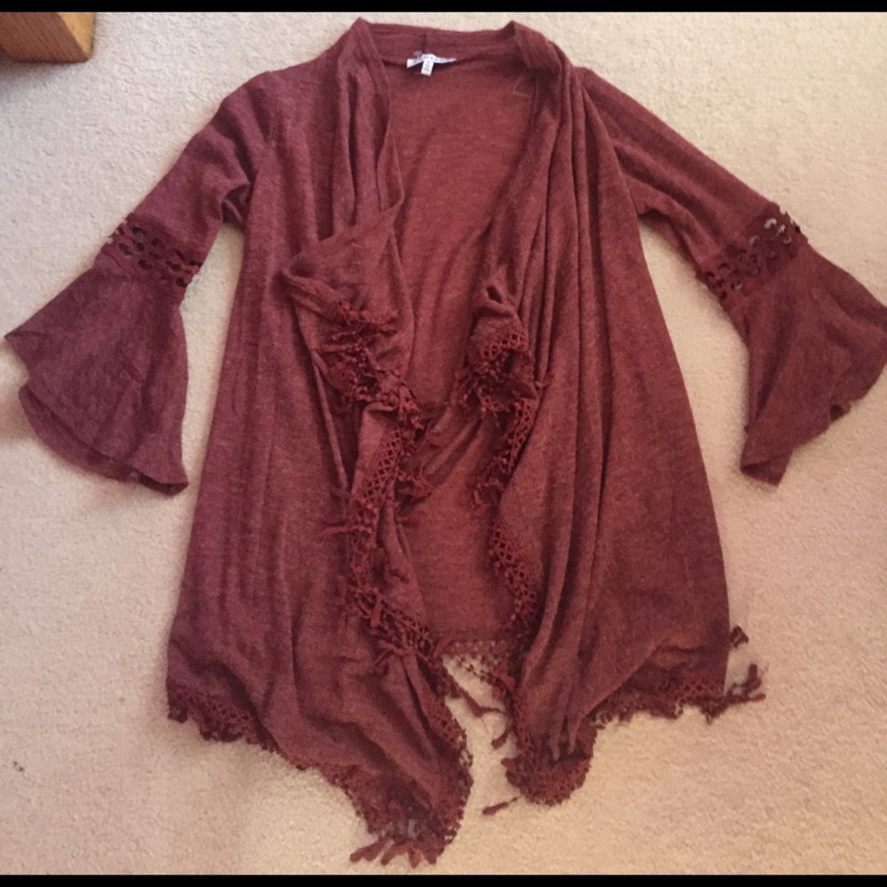 NWT Maroon cardigan