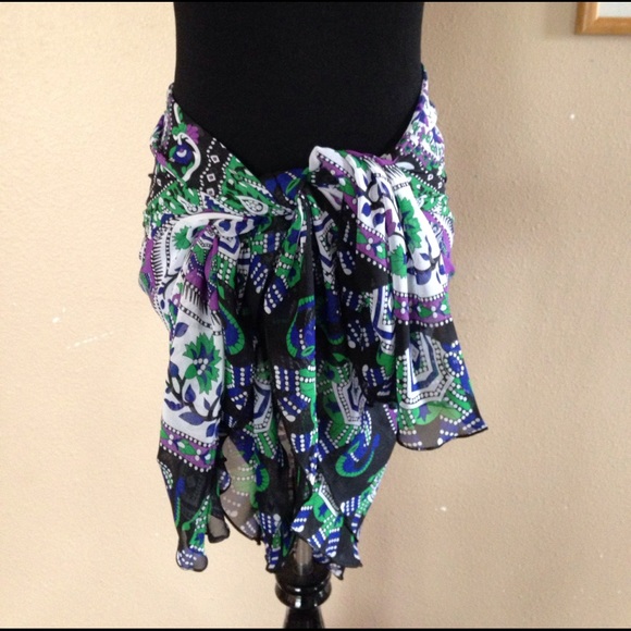 Chiffon sarong/beach throw - Picture 5 of 8