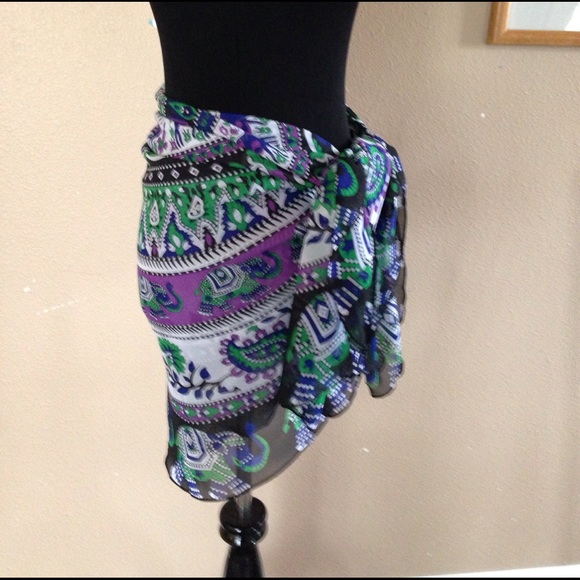 Chiffon sarong/beach throw - Picture 6 of 8