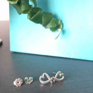 Tiffany's loving heart earrings