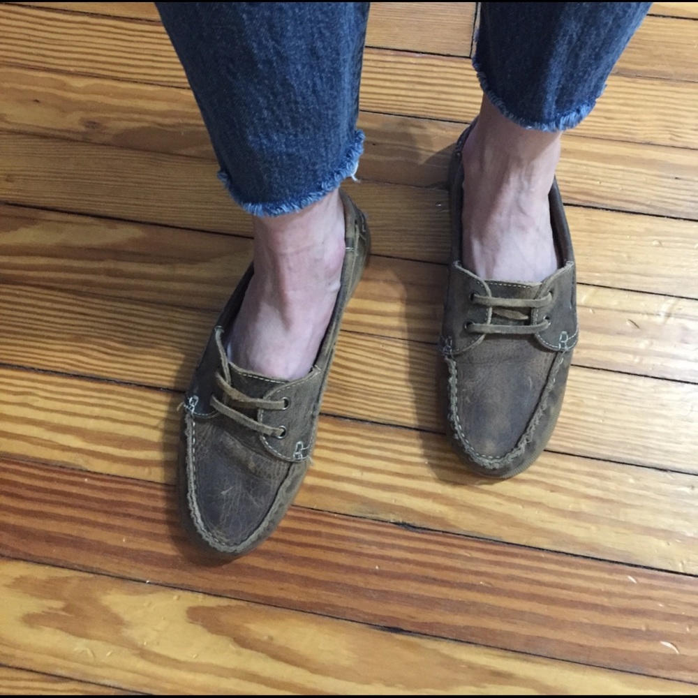 Bed Stu distressed leather loafers from Madewell