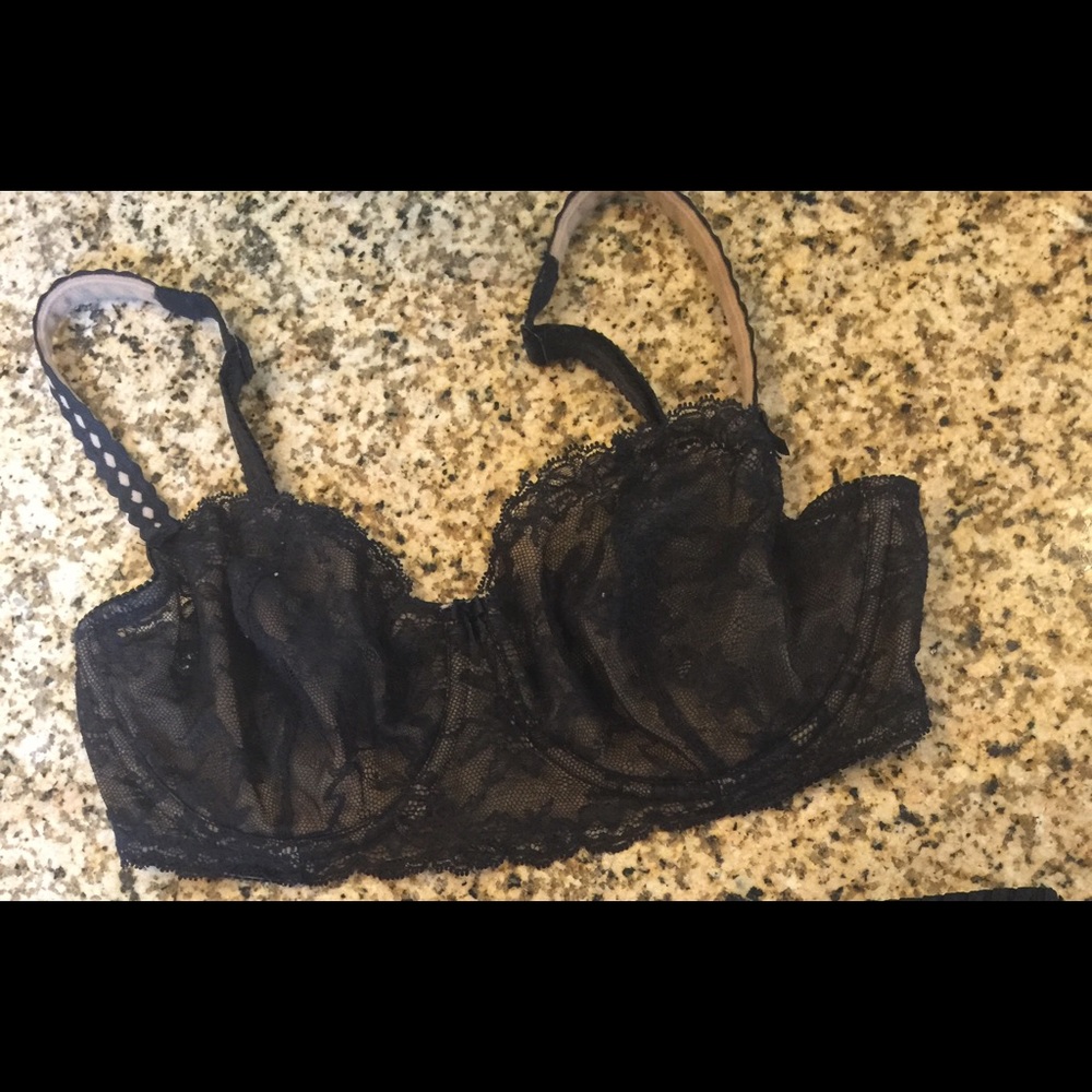 Felina black lace bra