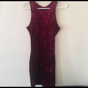 Red Velvet Dress