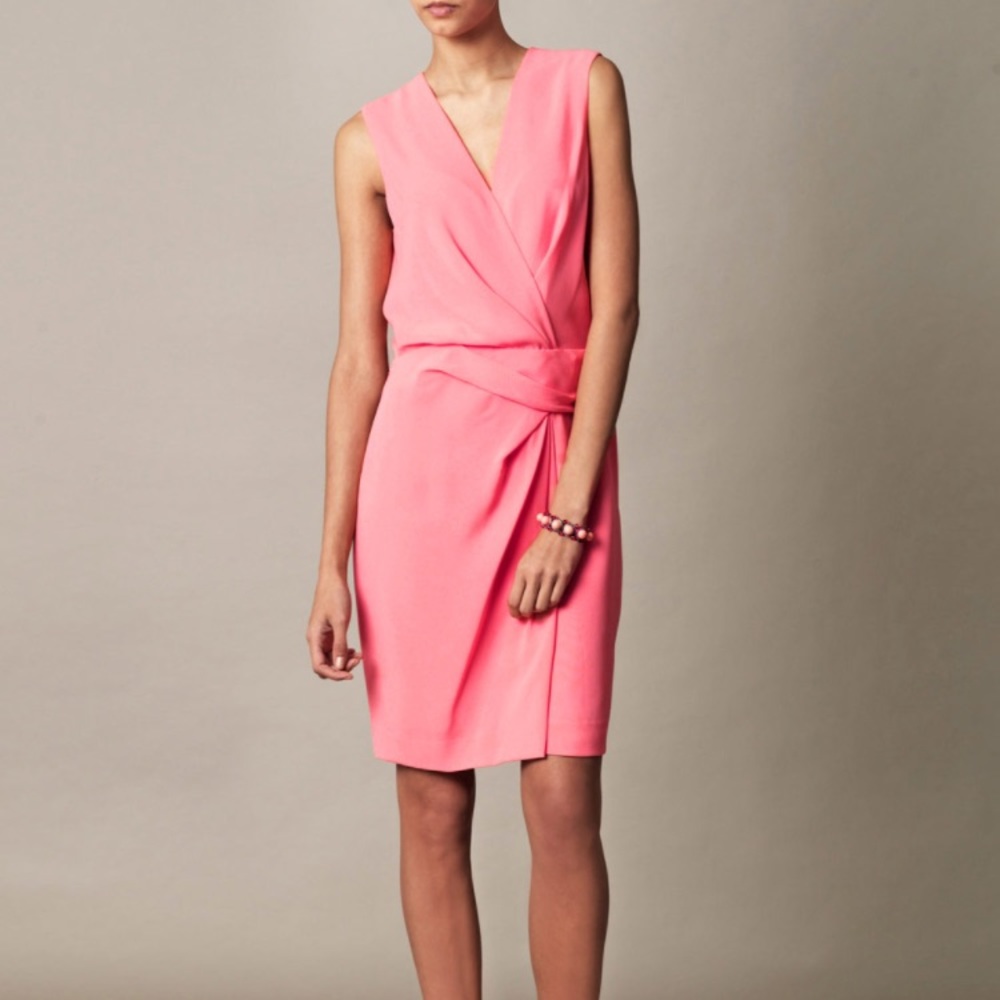Coral Diane von Furstenberg dress