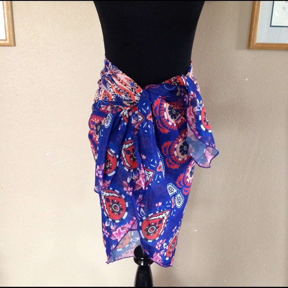 Chiffon sarong/beach throw - Picture 5 of 8