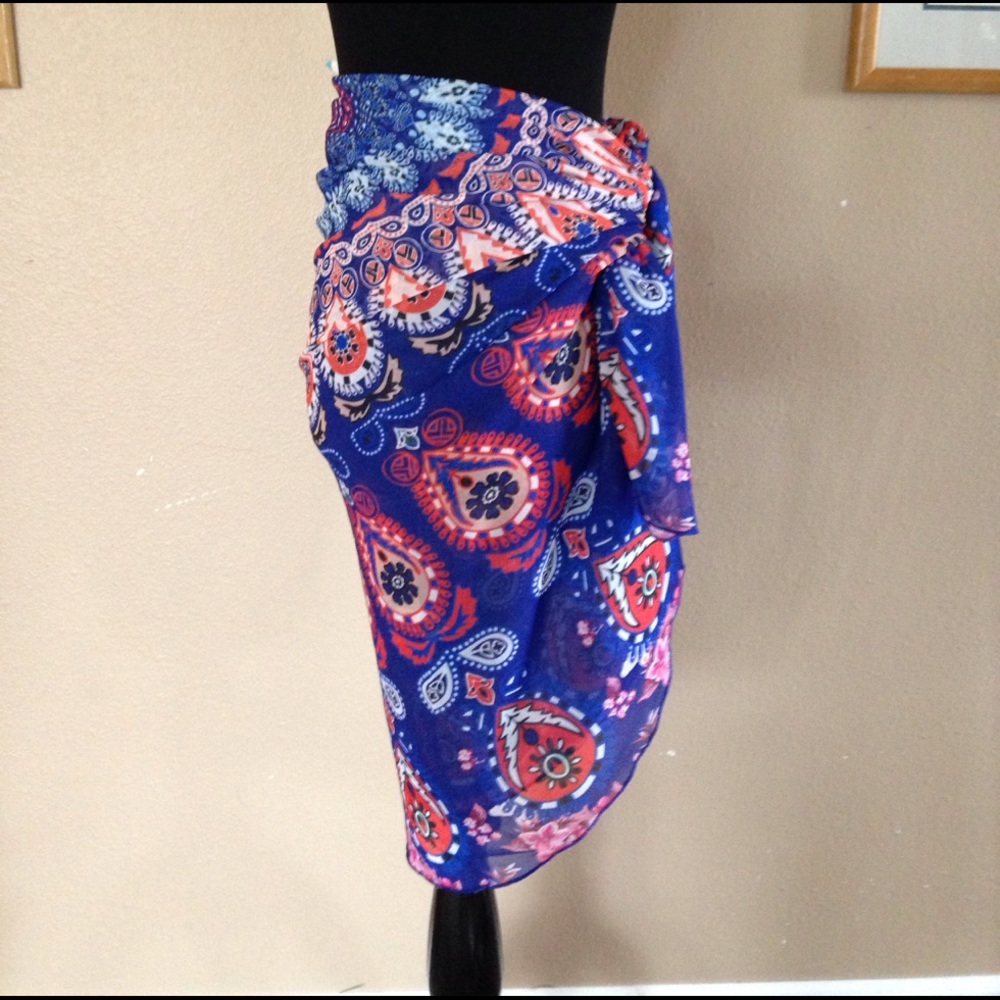 Chiffon sarong/beach throw - Picture 6 of 8