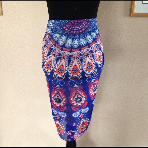 Chiffon sarong/beach throw - Picture 7 of 8